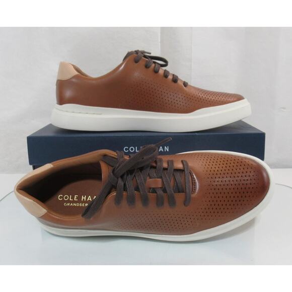 Men\'s Cole Haan Grandpro Rally laser Cut Crosscourt Sneaker British Tan main image 7